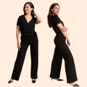 Betabrand dress pant yoga pant romper